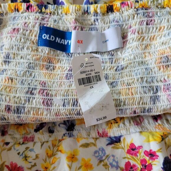 Old Navy Floral Sun Dress (Size 4X) - Picture 7 of 8